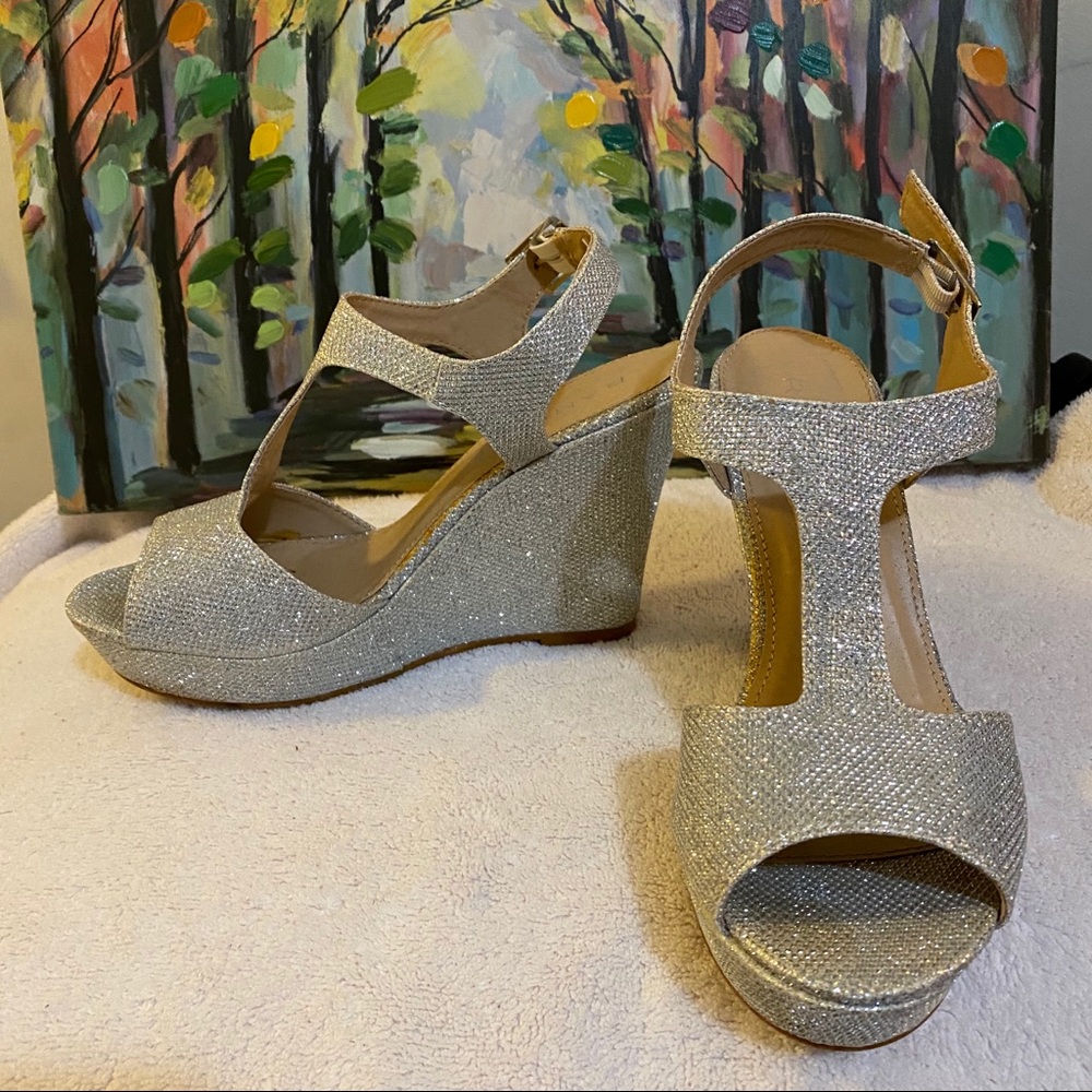 Sparkle Wedge shoes